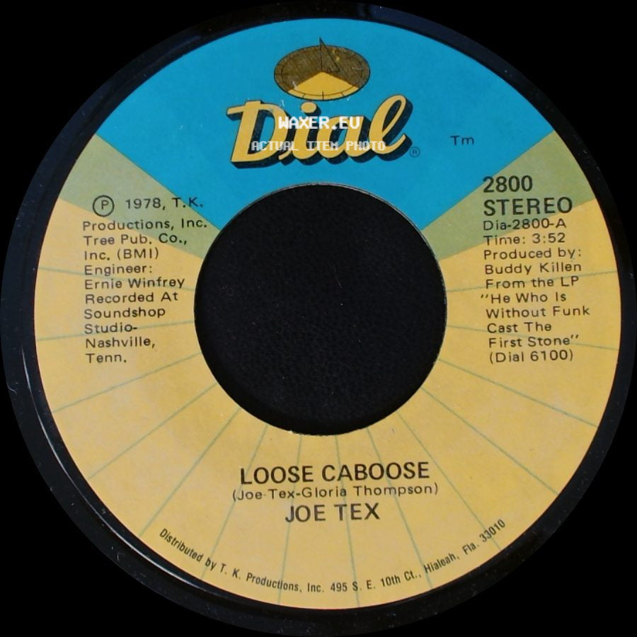 Joe Tex - Music Ain't Got No Color / Loose Caboose side B