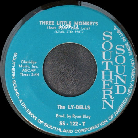 The Ly-Dells - Playing Hide And Seek / Three Little Monkeys side B