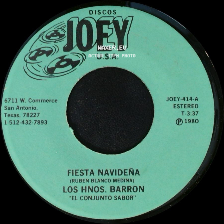 Los Hnos. Barron - Fiesta Navideña / La Enorme Distancia side A