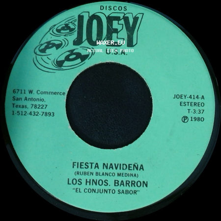 Los Hnos. Barron - La Enorme Distancia / Fiesta Navideña side B