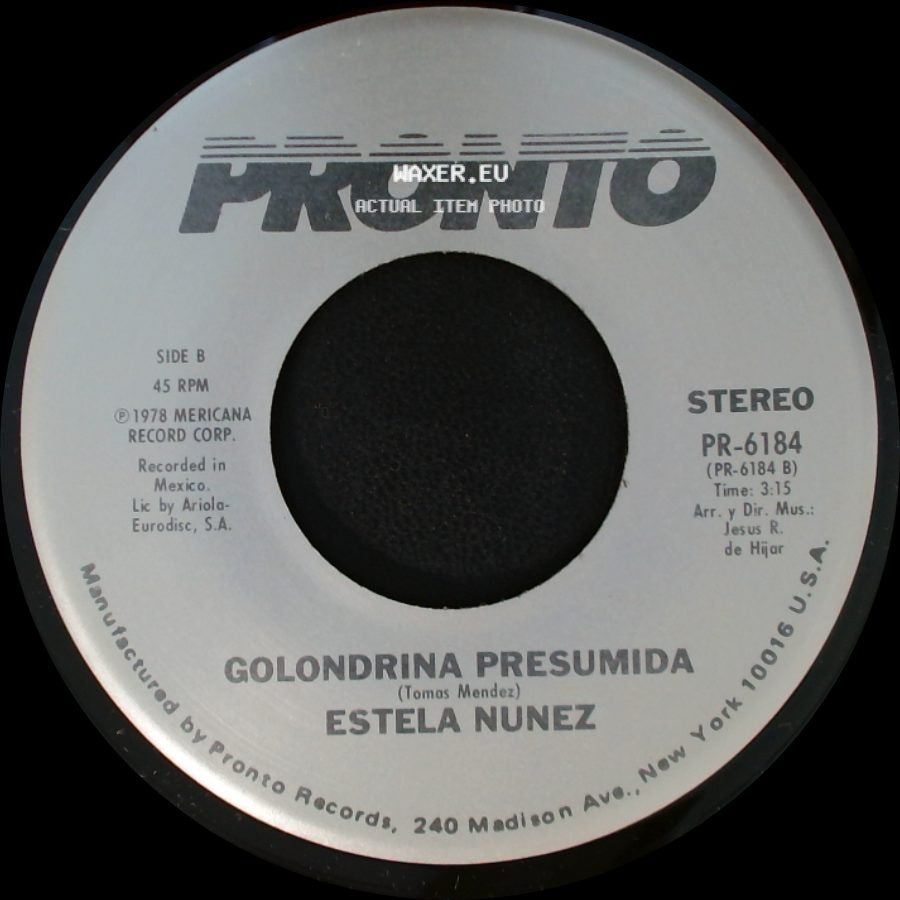 Estela Nunez - Como Te Llamas Tu / Golondrina Presumida side B
