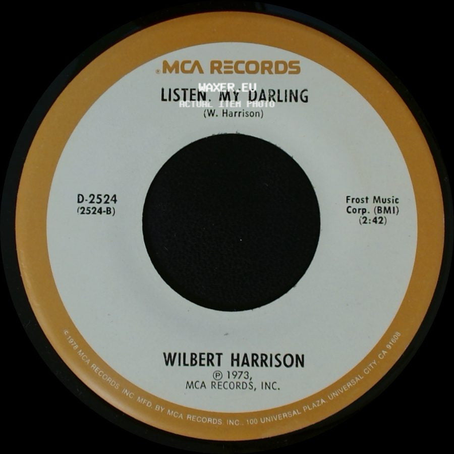 Wilbert Harrison - Listen, My Darling / Kansas City side A