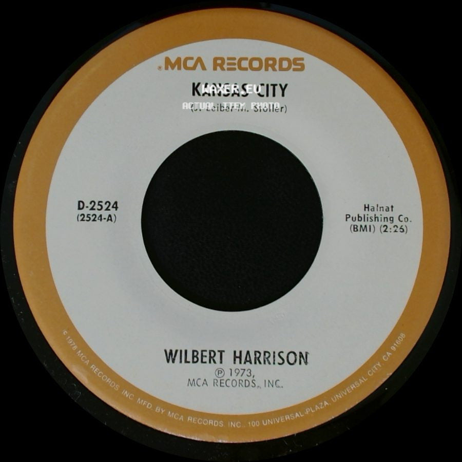 Wilbert Harrison - Listen, My Darling / Kansas City side B