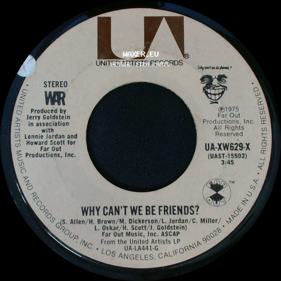 War - Why Can't We Be Friends? / In Mazatlan side A