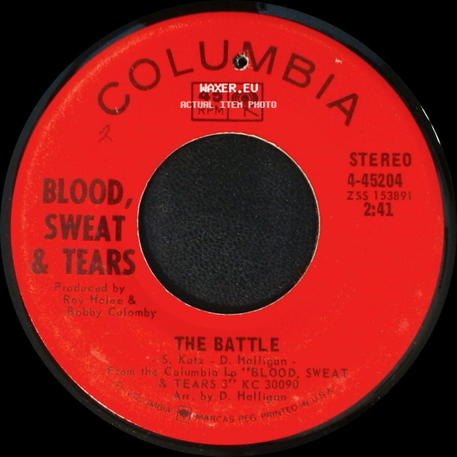 Blood, Sweat & Tears - The Battle / Hi-De-Ho side A