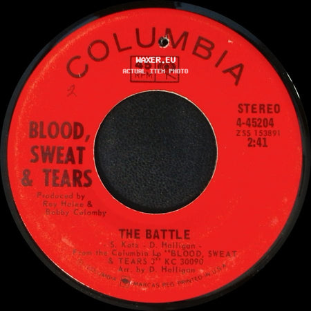 Blood, Sweat & Tears - The Battle / Hi-De-Ho side A