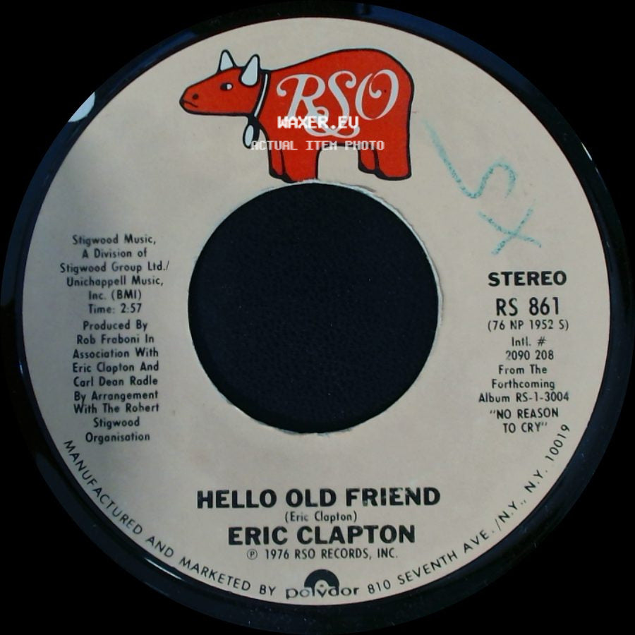Eric Clapton - Hello Old Friend / All Our Pastimes side A