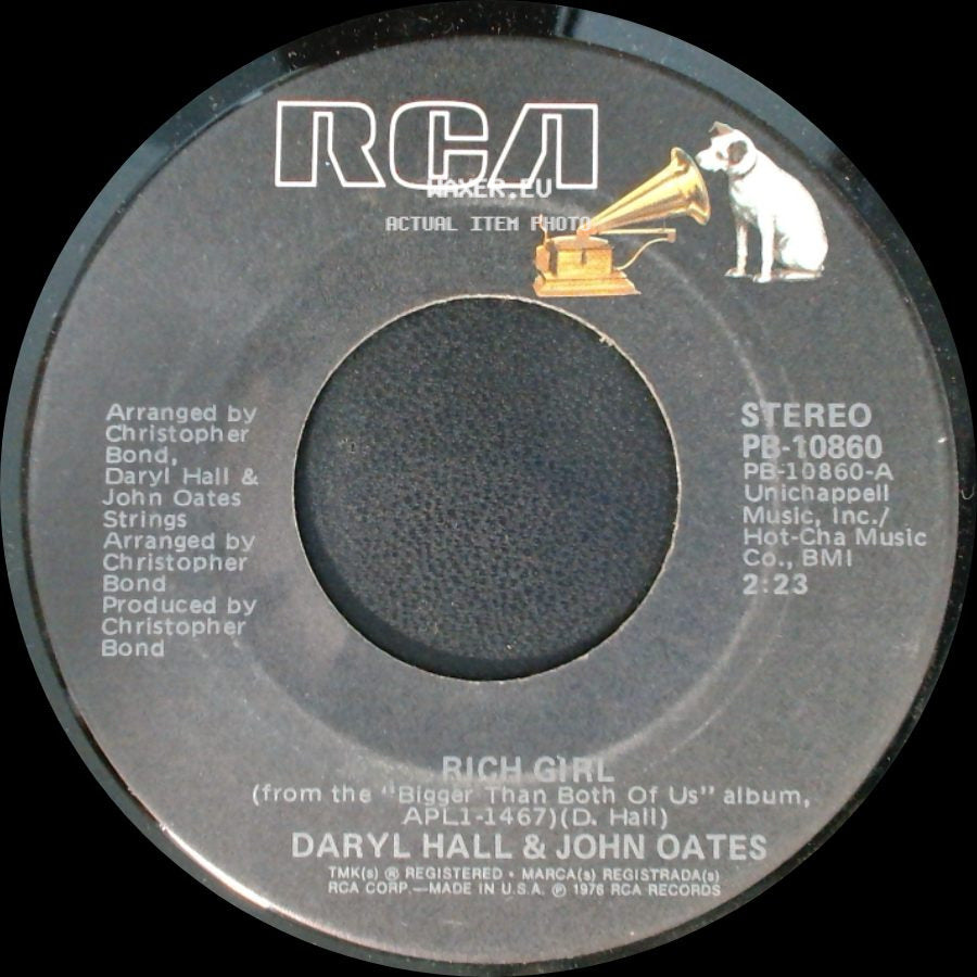 Daryl Hall & John Oates - Rich Girl / London Luck, & Love side A