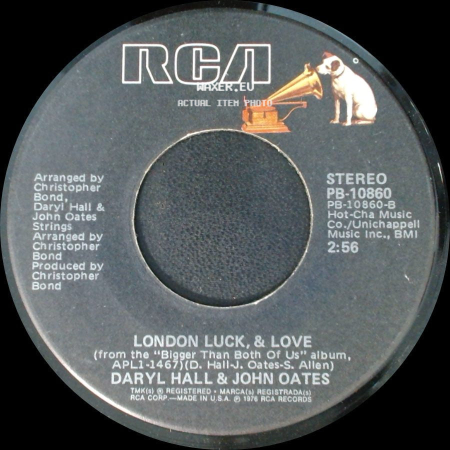 Daryl Hall & John Oates - Rich Girl / London Luck, & Love side B