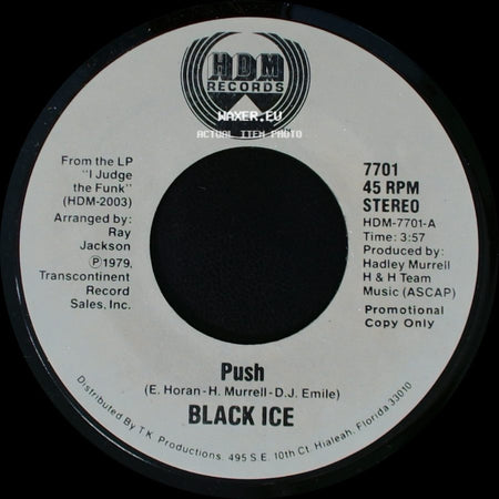 Black Ice - Push / Push side B