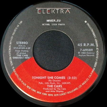The Cars - Just What I Needed / Tonight She Comes side B
