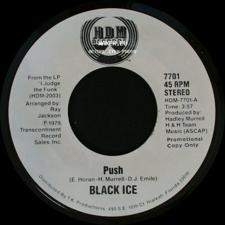 Black Ice - Push / Push side B