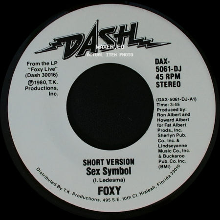 Foxy - Sex Symbol / Sex Symbol side A
