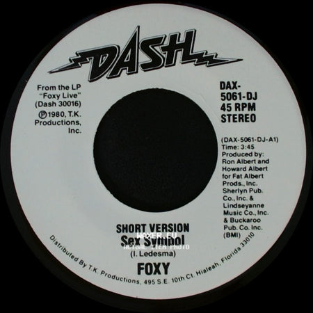 Foxy - Sex Symbol (Short Version) / Sex Symbol side A