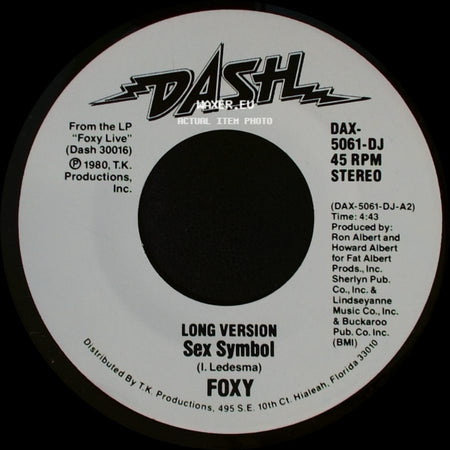 Foxy - Sex Symbol / Sex Symbol side A