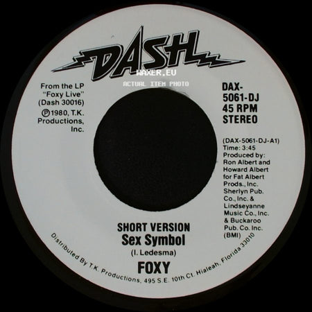 Foxy - Sex Symbol (Long Version) / Sex Symbol side B
