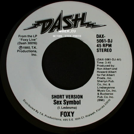 Foxy - Sex Symbol / Sex Symbol side A