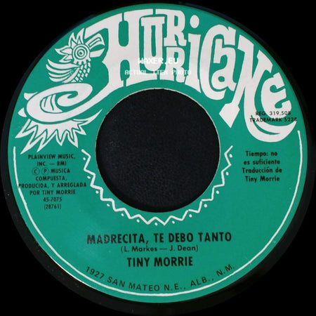 Tiny Morrie - Siempre La Quiero / Madrecita, Te Debo Tanto side B