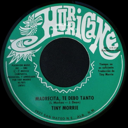 Tiny Morrie - Siempre La Quiero / Madrecita, Te Debo Tanto side B