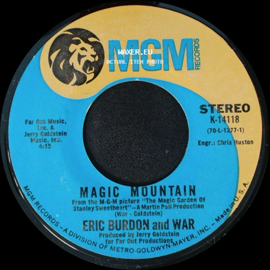 Eric Burdon And War - Spill The Wine / Magic Mountain side B