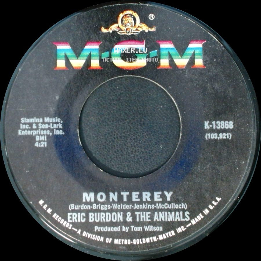 Eric Burdon & The Animals - Ain't It So / Monterey side B