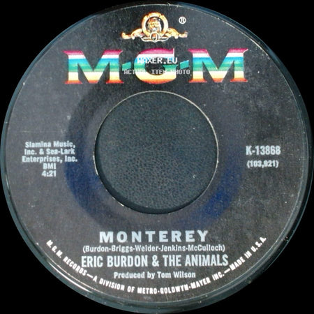 Eric Burdon & The Animals - Ain't It So / Monterey side B