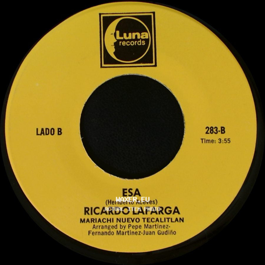 Ricardo Lafarga - Cuando Quieras Volver / Esa side B