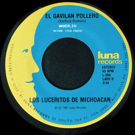 Los Luceritos De Michoacan - El Dale Dale (D.A.R.) / El Gavilan Pollero side B