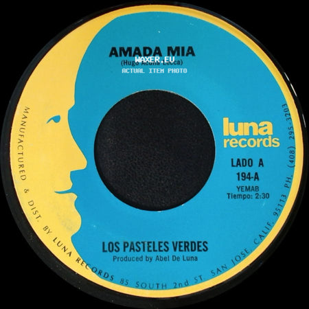 Los Pasteles Verdes - Amada Mia / Por Que No Platicamos side A