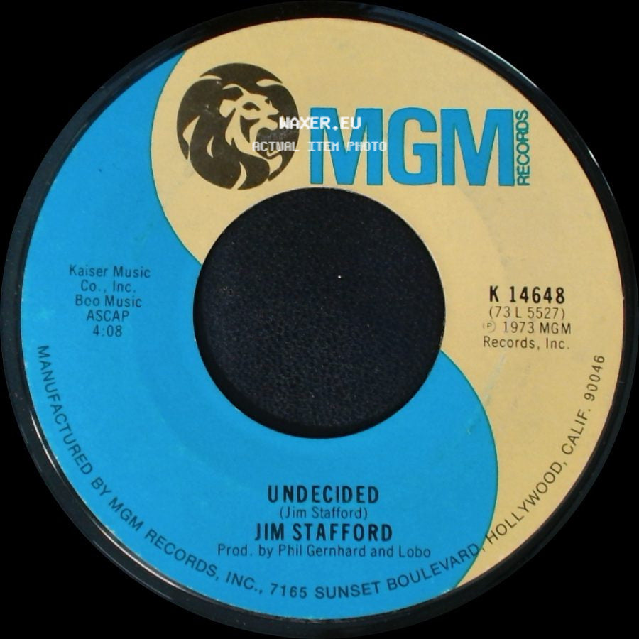 Jim Stafford - Undecided / Spiders & Snakes side A