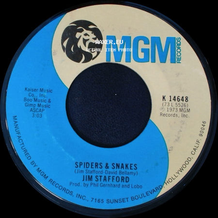Jim Stafford - Undecided / Spiders & Snakes side B