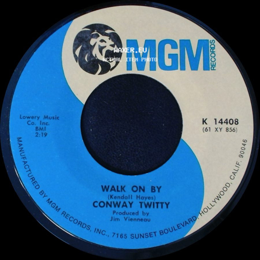 Conway Twitty - Hey Miss Ruby / Walk On By side B