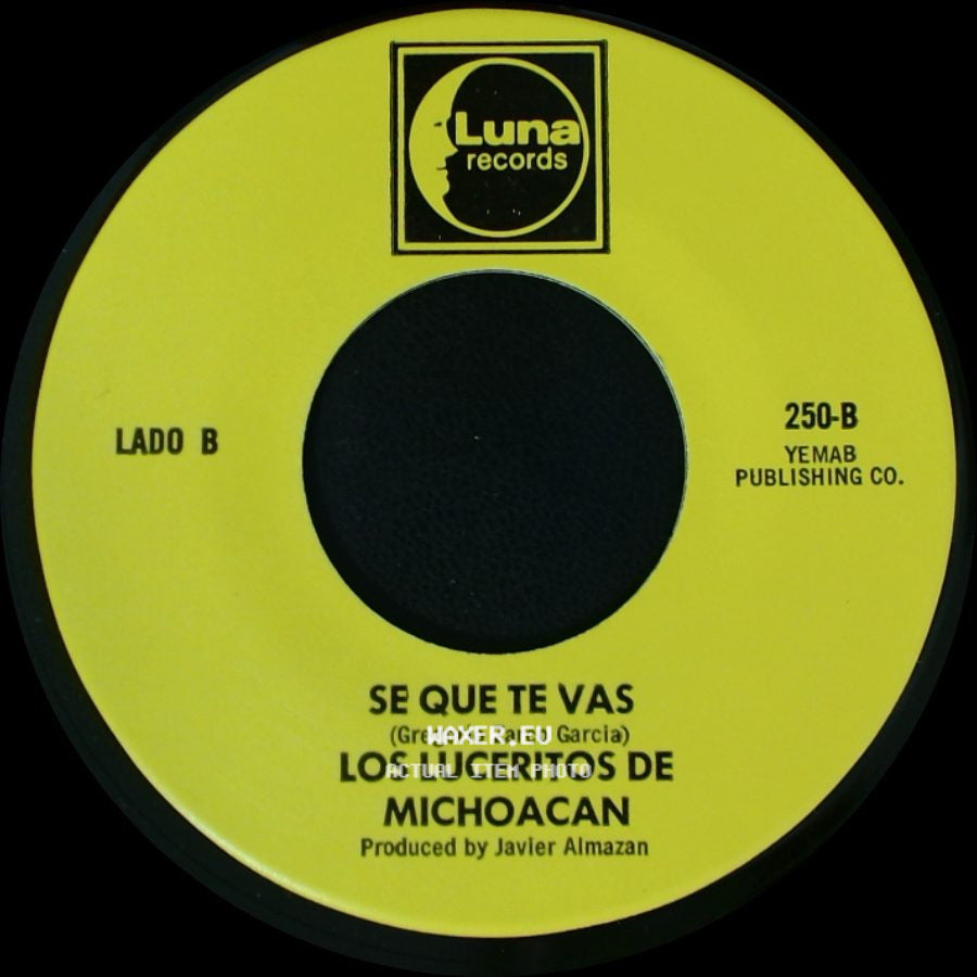 Los Luceritos De Michoacan - Flor De Las Flores / Se Que Te Vas side B