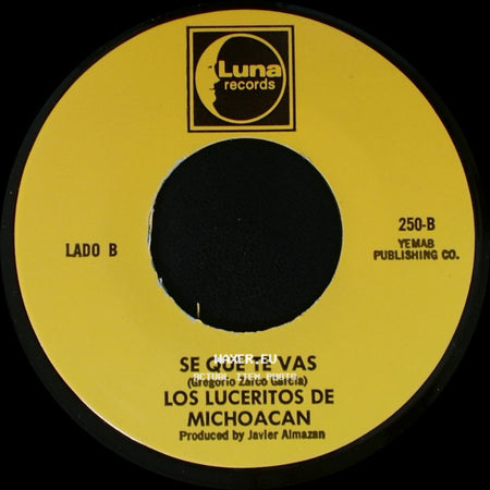 Los Luceritos De Michoacan - Flor De Las Flores / Se Que Te Vas side B