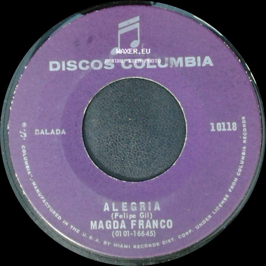 Magda Franco - Soy / Alegria side B