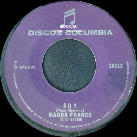 Magda Franco - Soy / Alegria side A