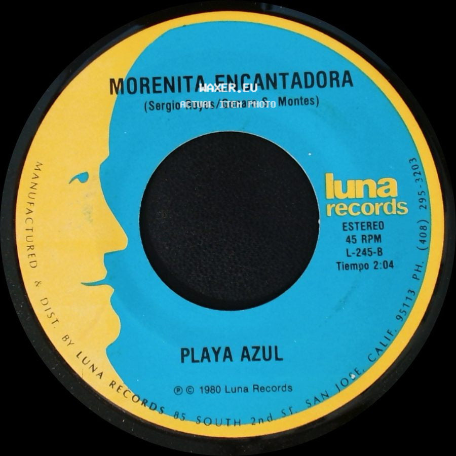 Playa Azul - Morenita Encantadora / Malas Mañas side A