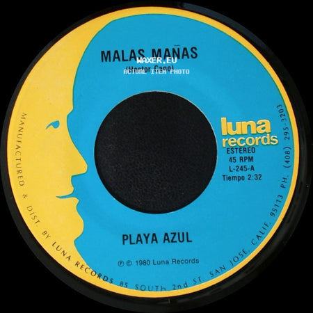 Playa Azul - Morenita Encantadora / Malas Mañas side B