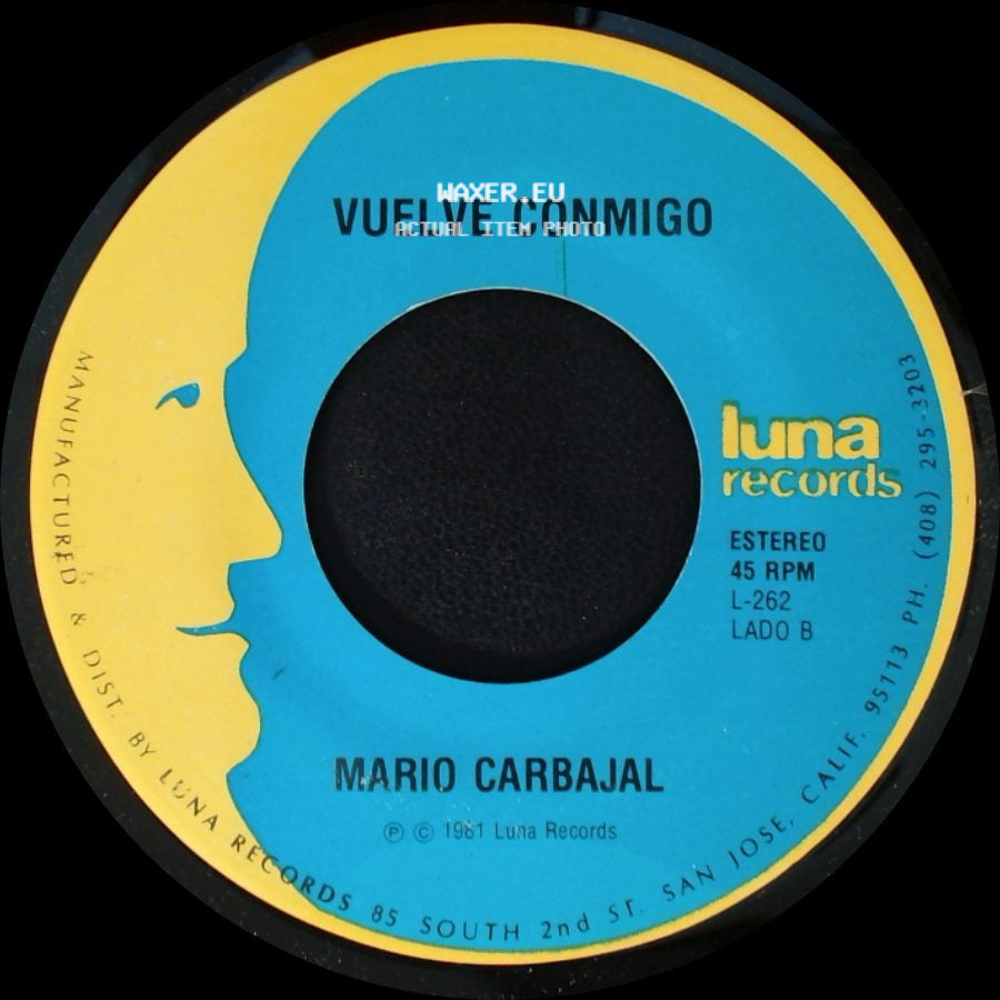 Mario Carbajal - Eres Tu / Vuelve Conmigo side B