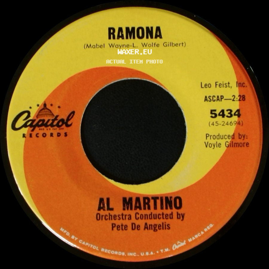 Al Martino - Ramona / My Cherie side A