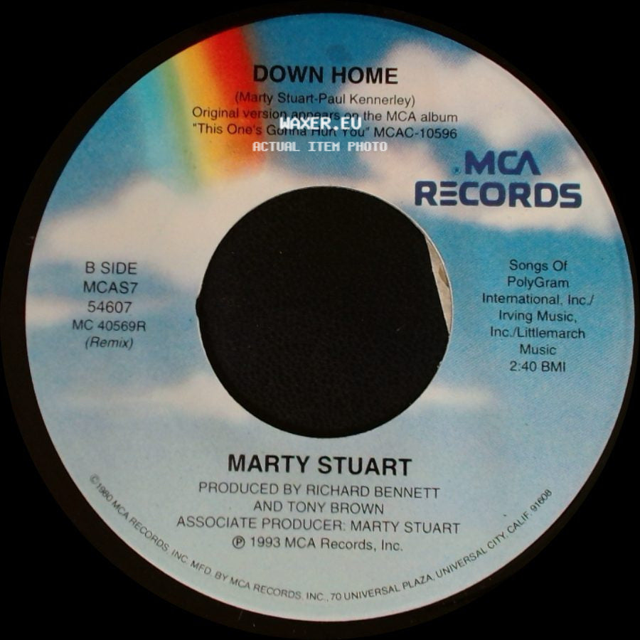 Marty Stuart - Hey Baby / Down Home side B