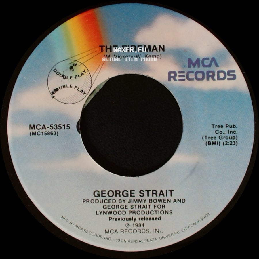 George Strait - The Fireman / The Chair side A