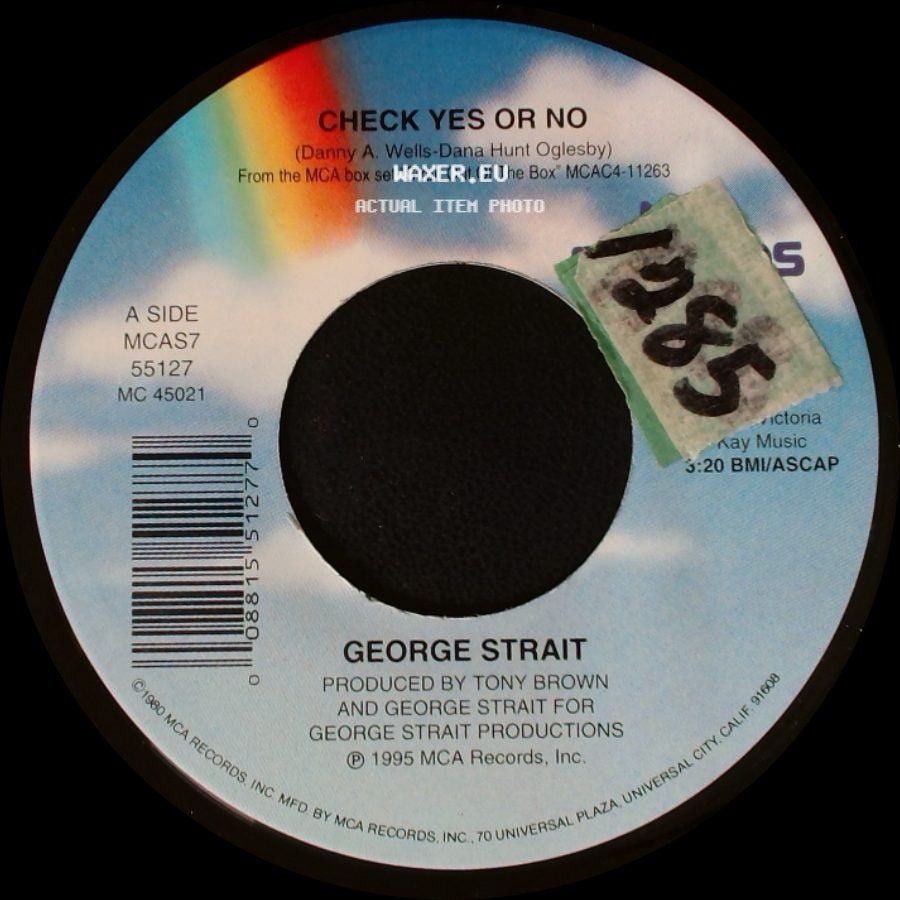 George Strait - Check Yes Or No / Fly Me To The Moon (In Other Words) (With Frank Sinatra) side A