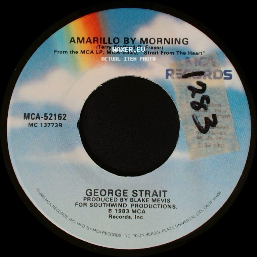 George Strait - Amarillo By Morning / Lover In Disguise side A