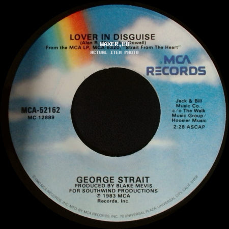 George Strait - Amarillo By Morning / Lover In Disguise side B