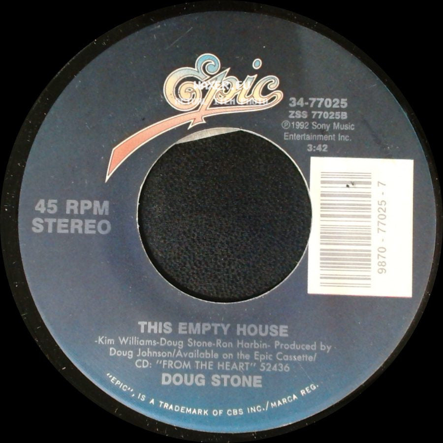 Doug Stone - This Empty House / Why Didn't I Think Of That side A