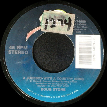 Doug Stone - A Jukebox With A Country Song / Remember The Ride side A