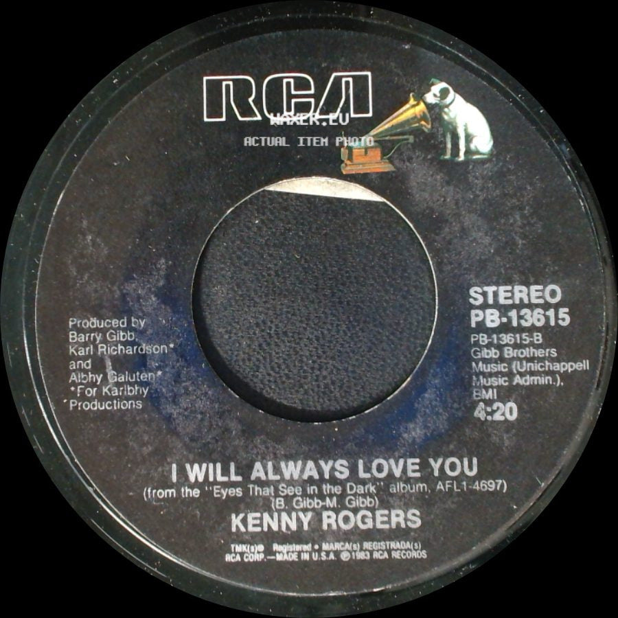 Kenny Rogers - Islands In The Stream / I Will Always Love You side B