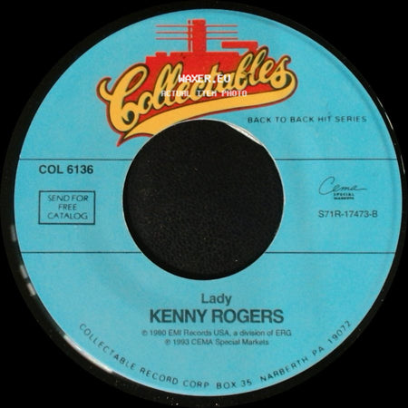 Kenny Rogers - You Decorated My Life / Lady side B