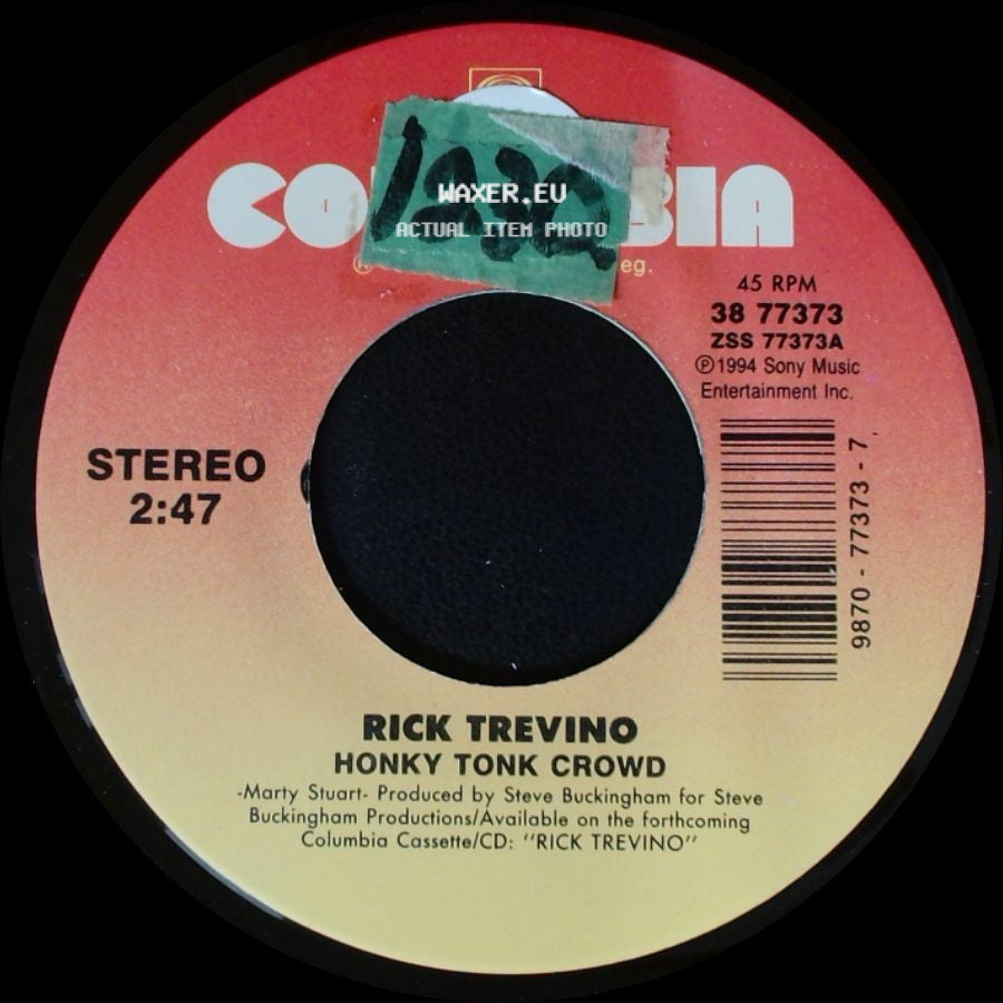 Rick Trevino - Honky Tonk Crowd / Un Momento Alla (For A Moment There) side A